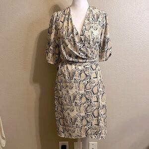 Boutique Snakeskin Pattern Dress SZ Medium